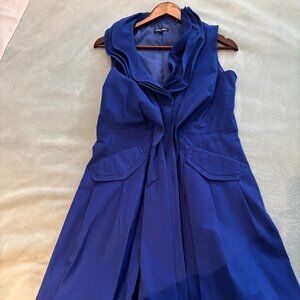 Woman's blue dress